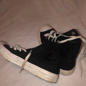 Black and white converse